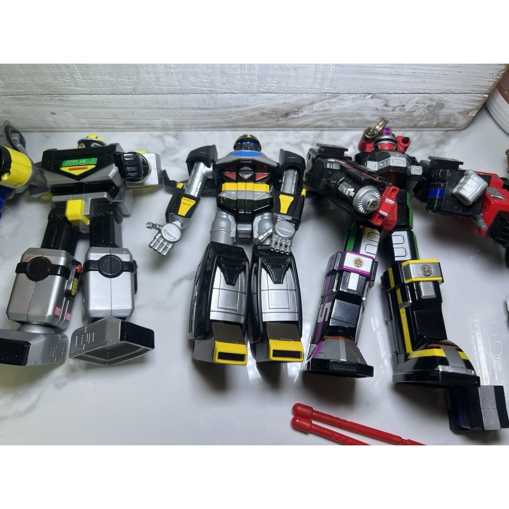Power Ranger Time Force Trans-Warp Megazord Lot - Picture 6 of 12
